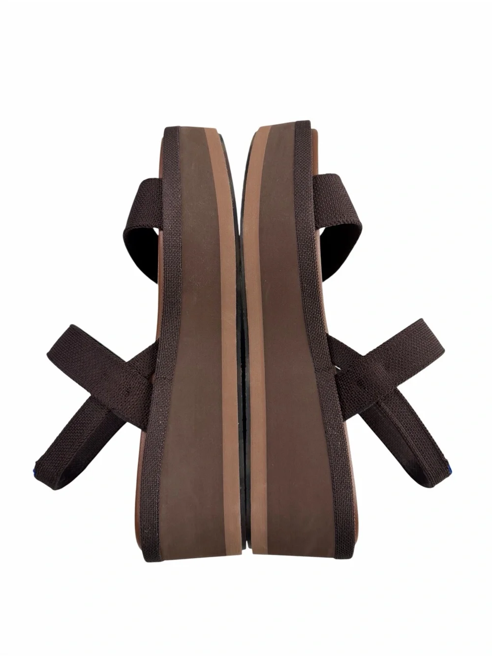 Rothy's Brown Platform Sandals